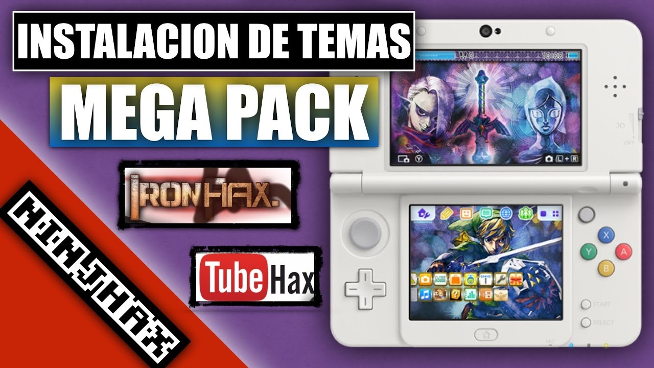 【MEGA PACK Y TUTORIAL】   COMO INSTALAR TEMAS EN HOMEBREW LAUNCHER   Menu personalizado en 3ds 1080p