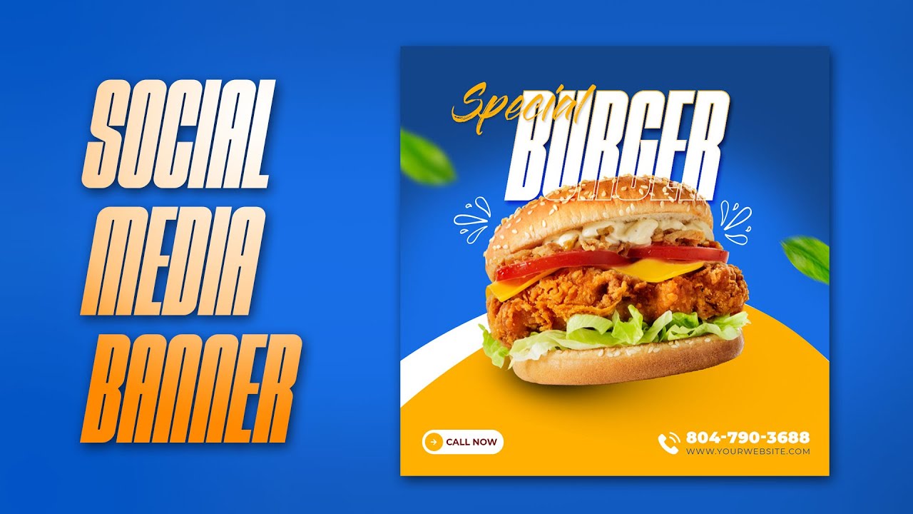 Food banner design for social media #socialmediadesign