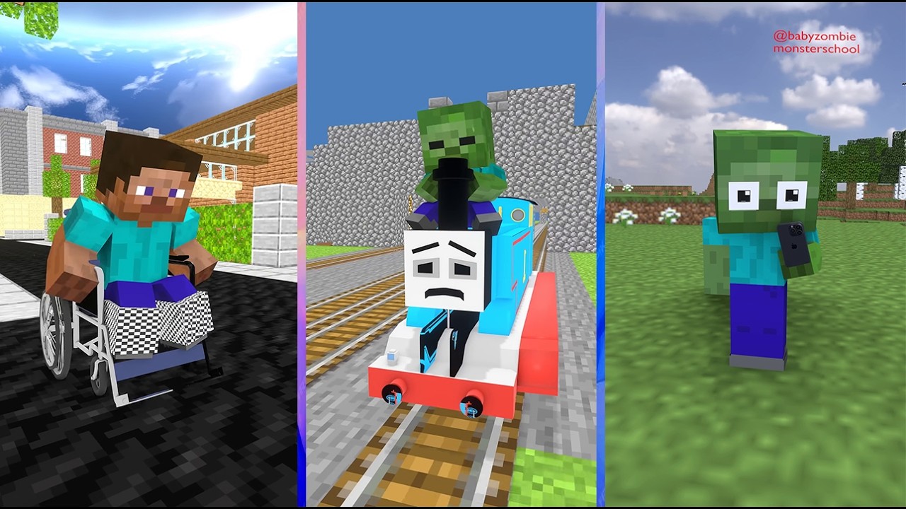 Khaby Lame Helps JJ & Mikey | Minecraft Mix #minecraft