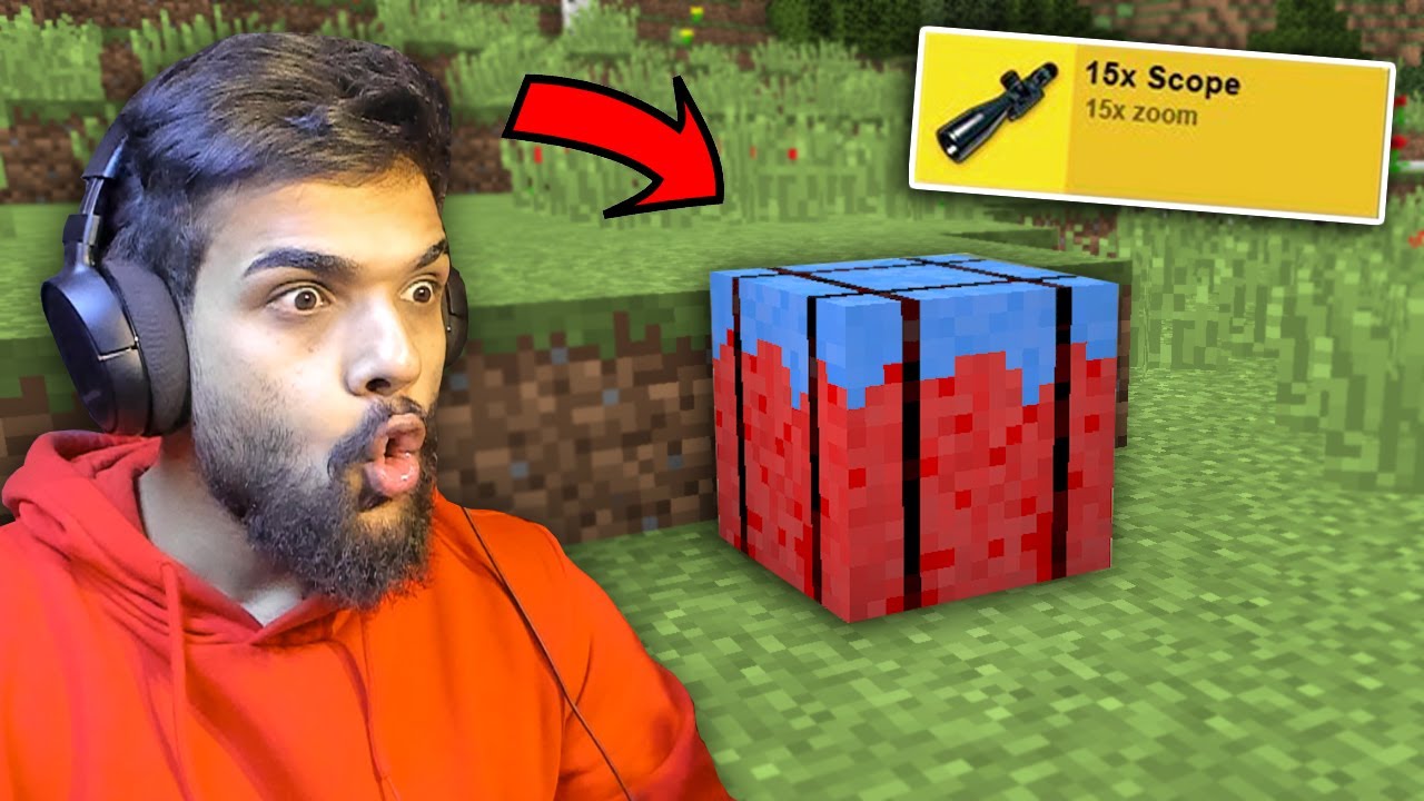 جربت لعبة ماين كرافت مود ببجي موبايل ! 😍 سكوب 15X