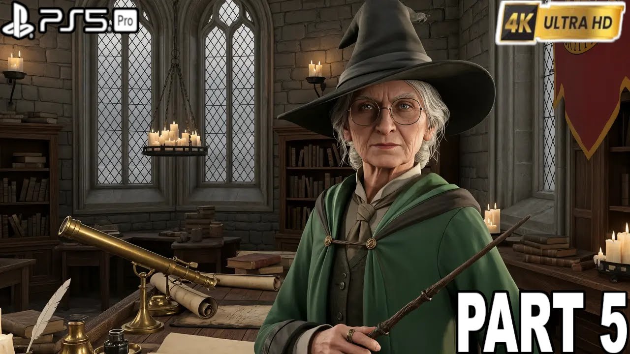 Hogwarts Legacy PS5 Pro Walkthrough Part 5 - Full Game 4K 60FPS No Commentary