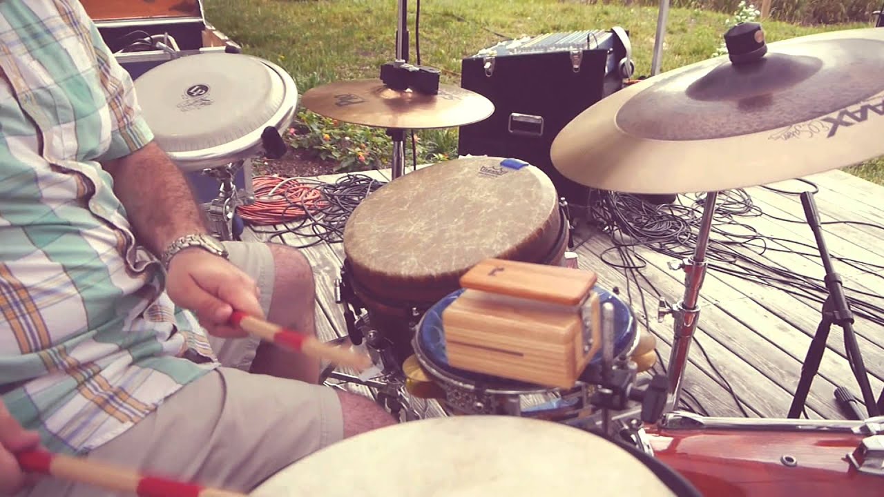 drum cam: hybrid percussion kit - one hand, one stick