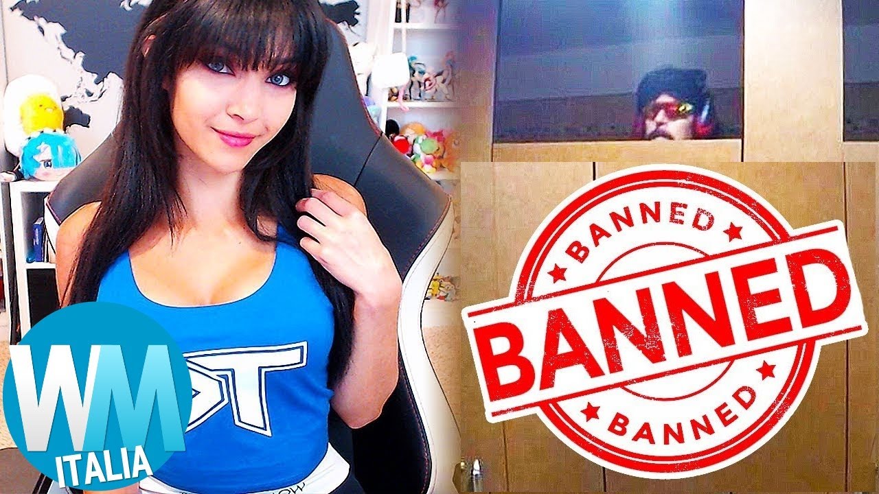 Top 10 STREAMER di VIDEOGIOCHI BANNATI da TWITCH!