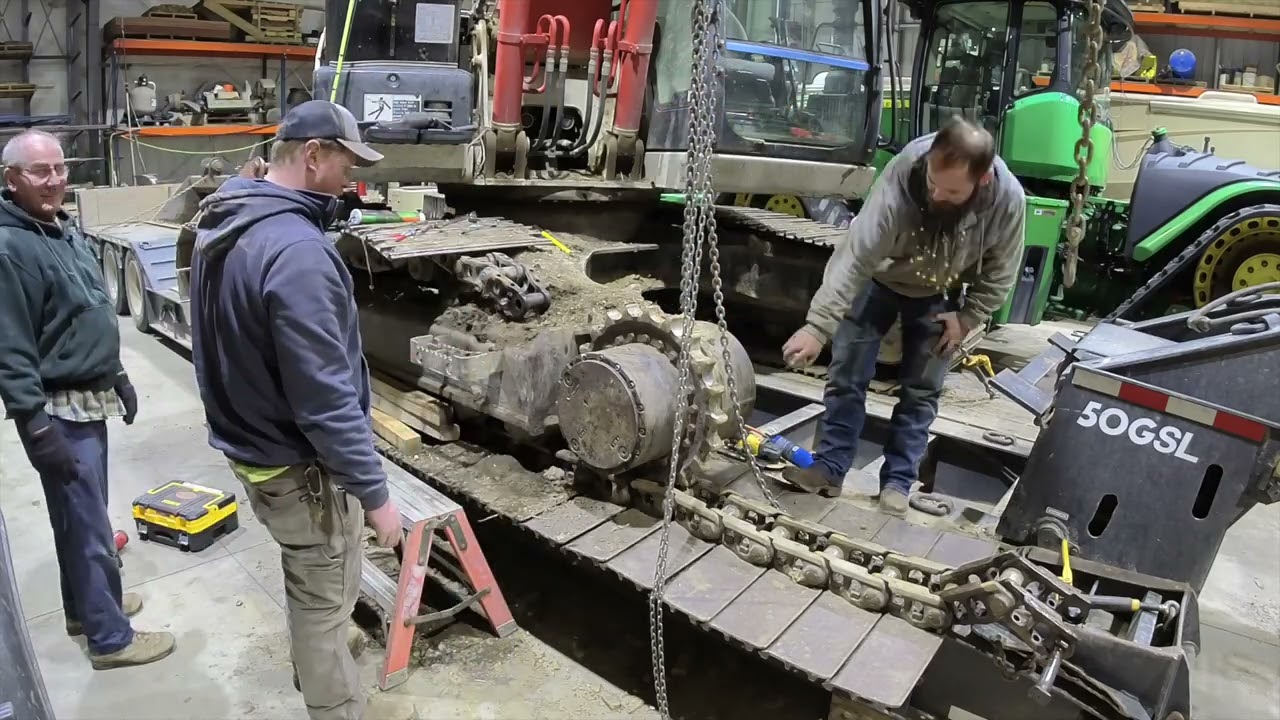 Excavator Final Drive Replacement