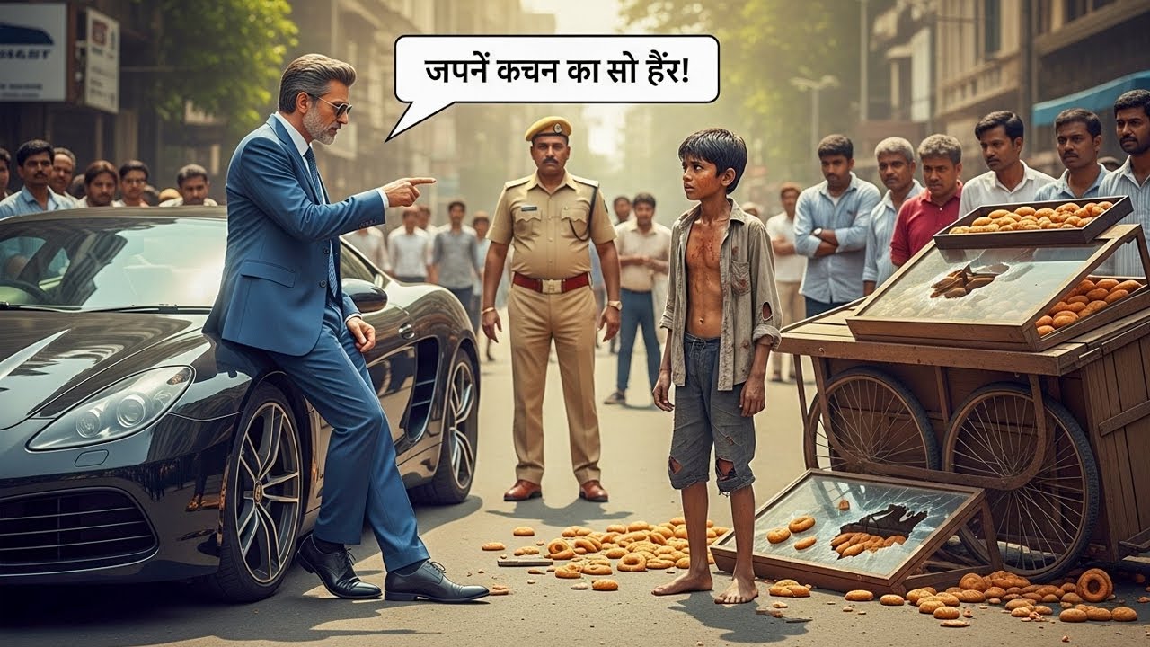 अरबपति ने गरीब का ठेला तोड़ा... पुलिस ने बच्चे को ही जेल में डाल दिया!