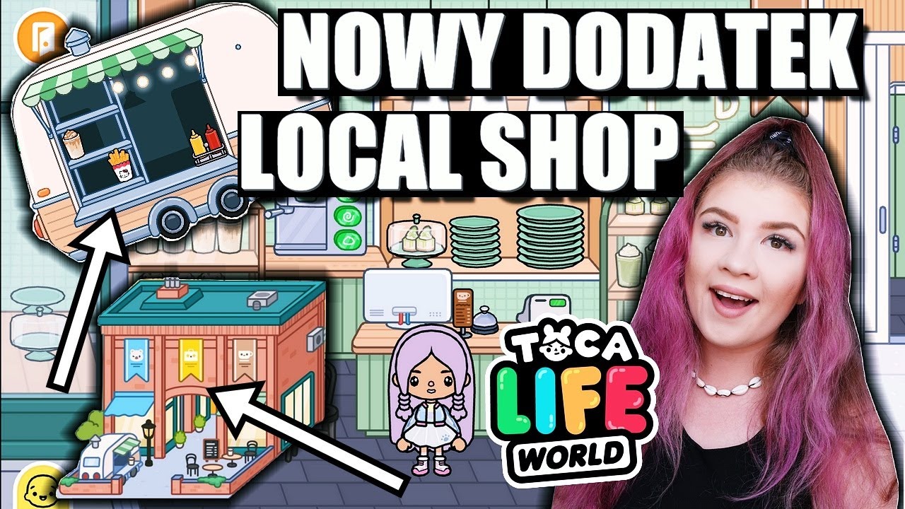 NOWY DODATEK 💜 LOCAL SHOP 💜 TWORZĘ WŁASNĄ GALERIĘ HANDLOWĄ 💜 TOCA LIFE WORLD