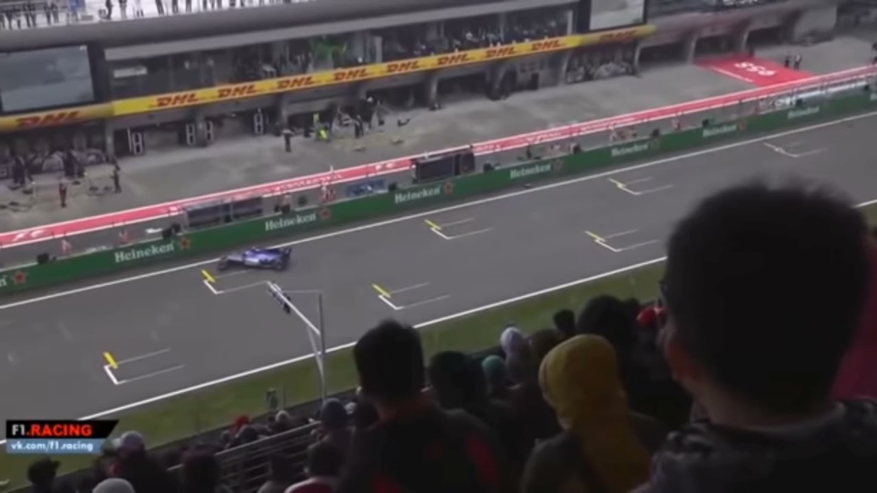 F1 2017 China Giovinazzi Crashes