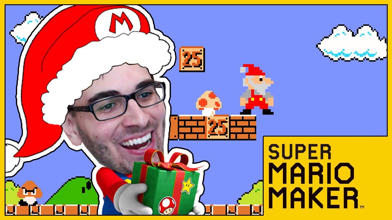 SUPER MARIO MAKER - Fase Natalina, por BRKsEDU!
