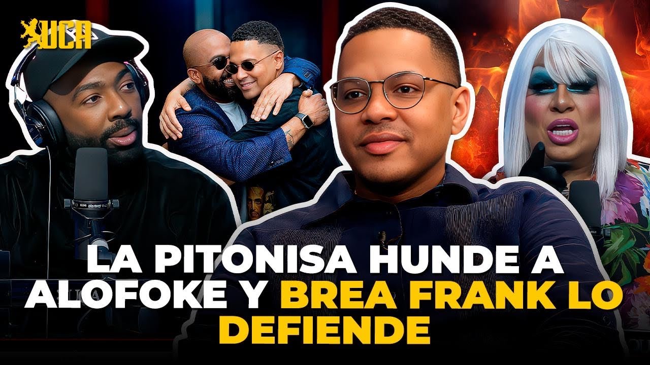 LA PITONISA LE CAE ARRIBA A ALOFOKE Y BREA FRANK LO RESPALDA