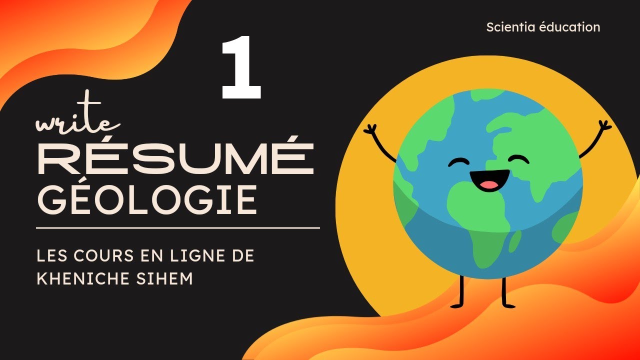 Géologie séance de révision (Partie 1)
