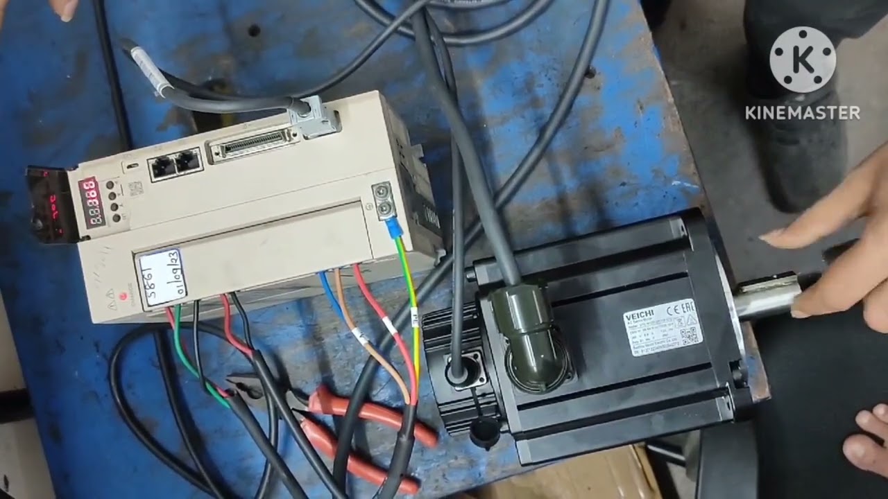 VEICHI SERVO VFD JOG MOTOR TRIAL