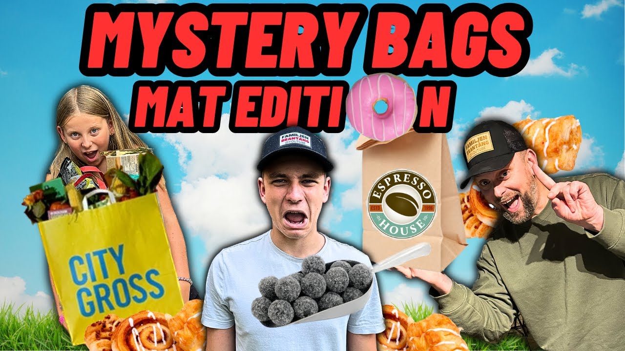Mystery Bags Med MAT - Äter VÄRLDENS Suraste Godis
