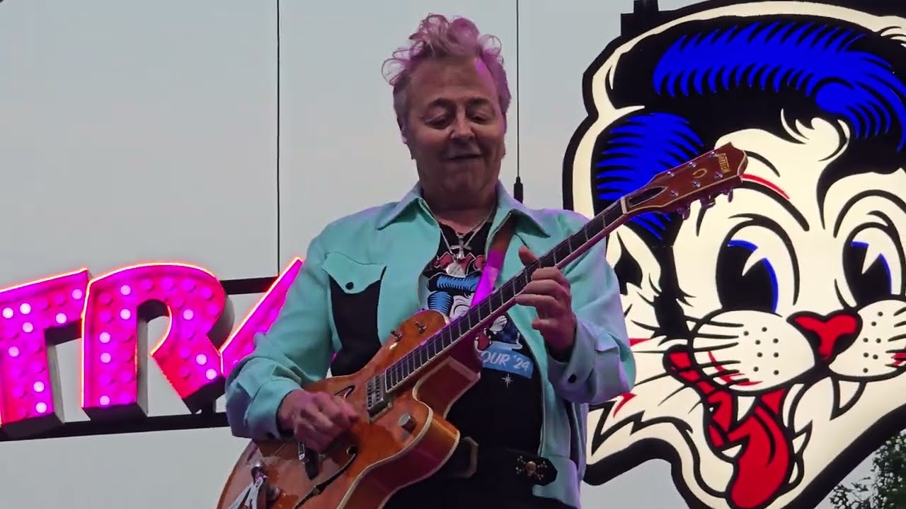 2024-08-13 Stray Cats ~  Double Talkin Baby @ Artpark Amphitheater Niagra NY