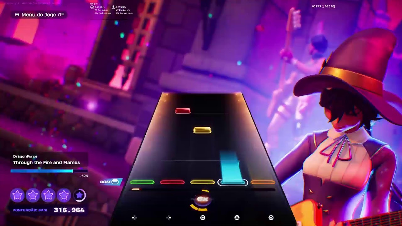 Guitar hero Palco festival /Fortnite 👑🇧🇷🎮🎤🎸🎵