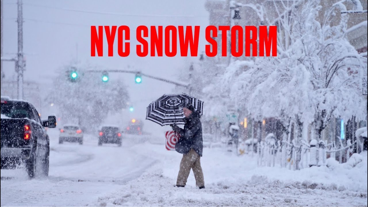 🔴 LIVE Walking in a Snowstorm in NYC