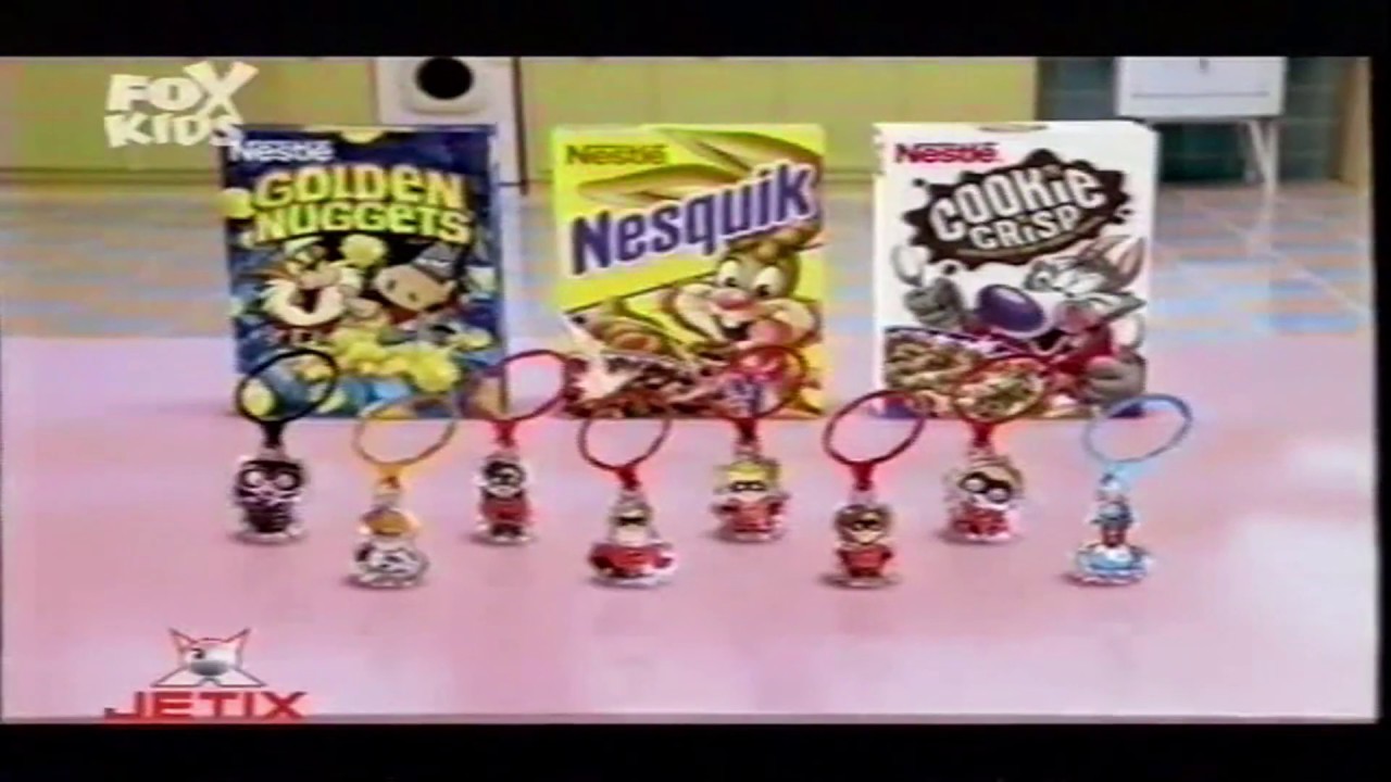 2004 Nesquik Golden Nuggets & Cookie Crisp The Incredibles Tags Advert
