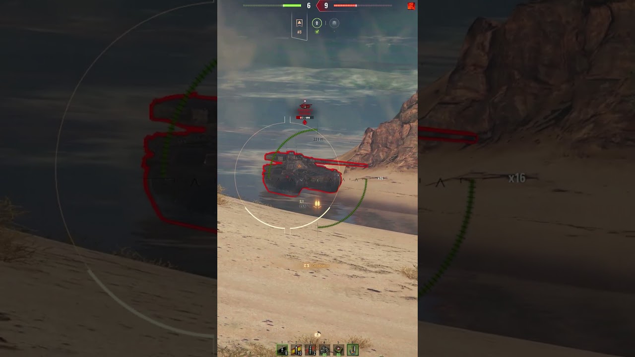 SFAC 105 CARNAGE! Arefield&rsquo;s 9123 DMG, 2192 XP, 4 Kills | Tier X | Ultra HD 4K | WoT #Shorts 2