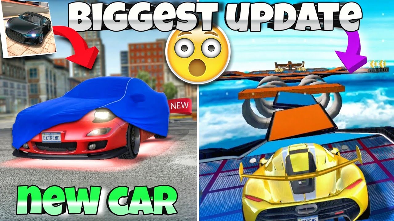 Biggest update..!!🤯6.86.0||New car😱||New stunt race mode||Extreme car driving simulator🔥||