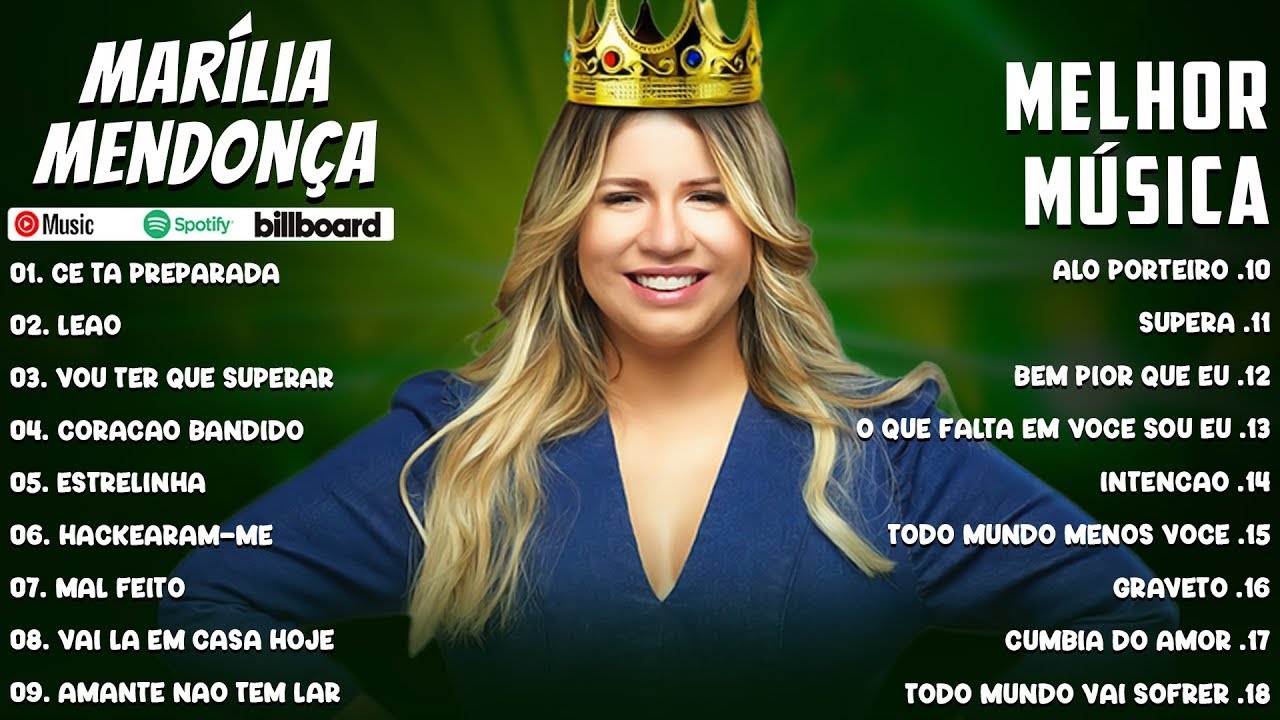 Marília Mendonça   Os Sucessos da Rainha  TOP 18 SÓ AS MELHORES   Músicas Mais Tocadas 2026