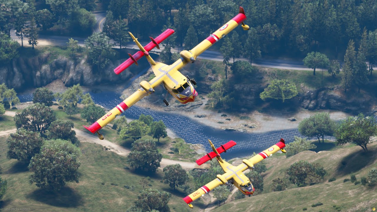 [GTA 5] ON ATTAQUES UN FEU DE FOR&Ecirc;T AVEC DES CANADAIRS | S&Eacute;CURIT&Eacute; CIVILE | #3