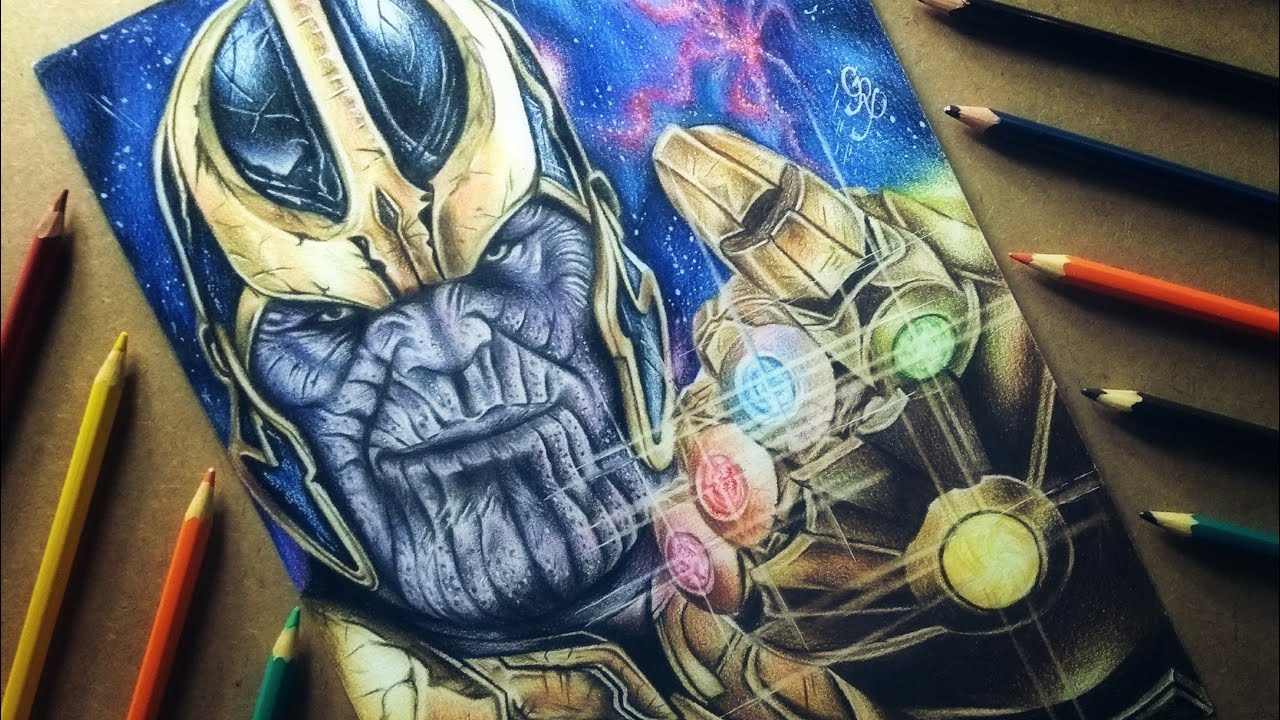 Desenhando Thanos | Vingadores: Guerra Infinita