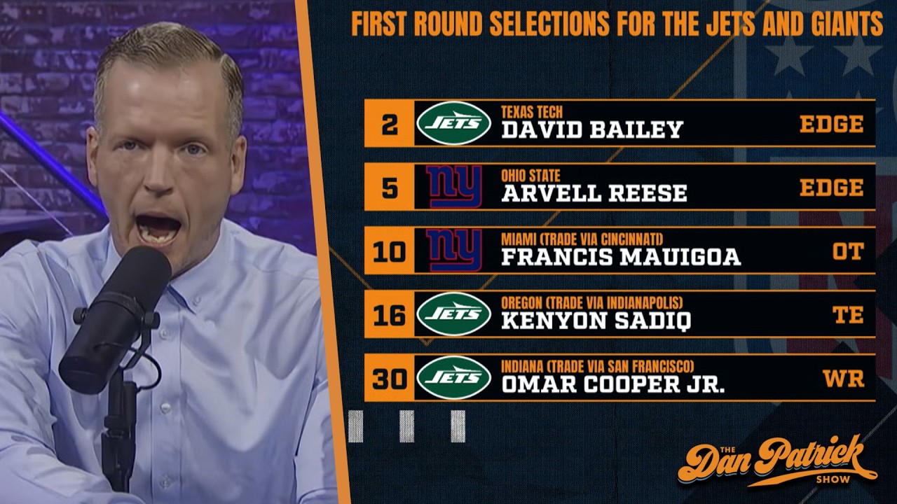 Chris Simms: Both Giants And Jets At The Top Of The List For Best Draft | 4/27/26