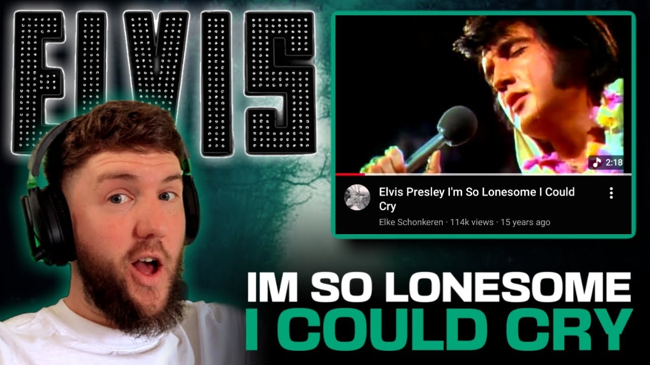 Musician REACTS to 'Im So Lonesome I Could Cry' by ELVIS PRESLEY (LIVE)