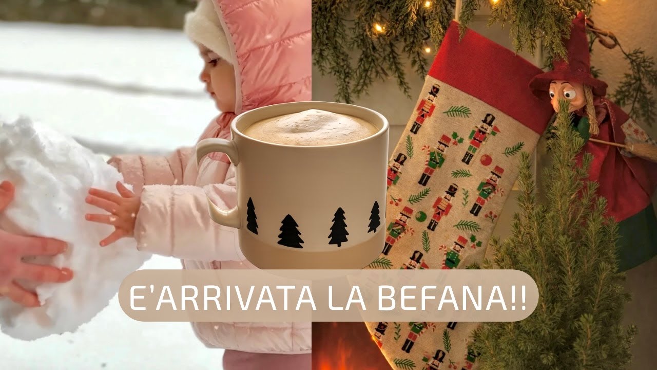 ❄️ Sembrava un Natale tranquillo: e invece?? E' Arrivata la BEFANA e anche la NEVE