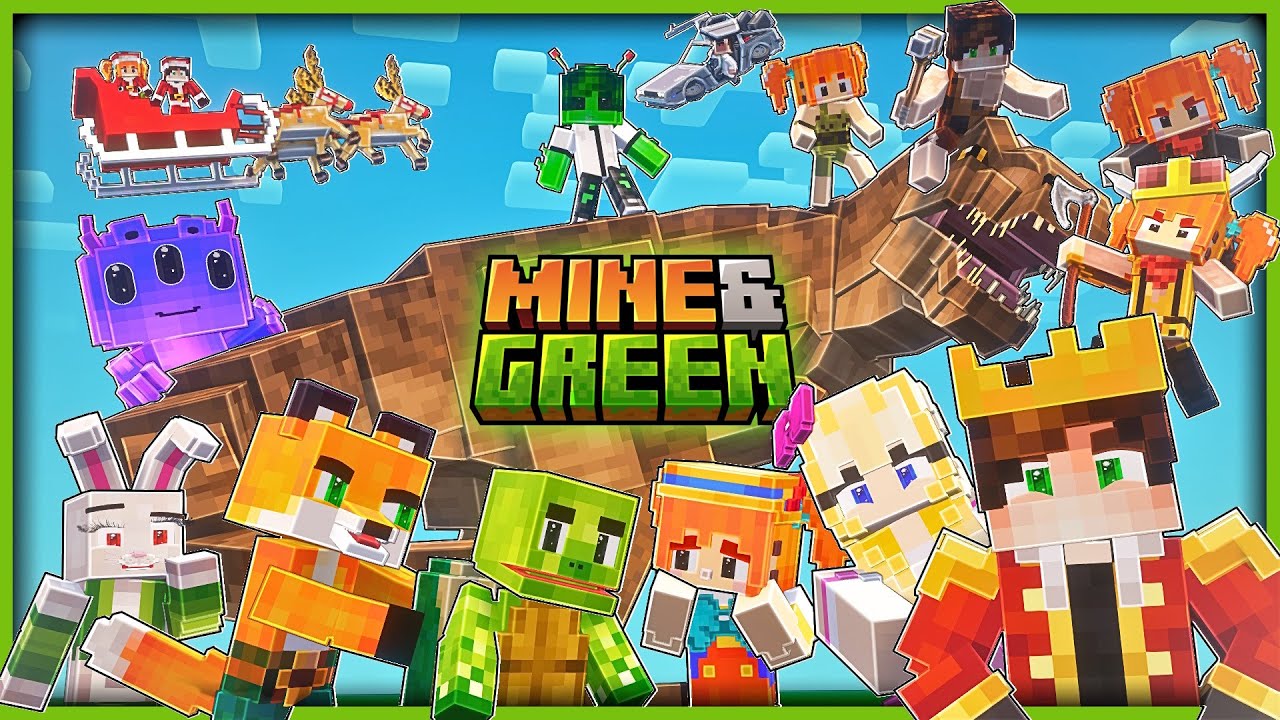 MİNE & GREEN 2. SEZON | MINECRAFT &Ccedil;İZGİ FİLMİ | 1 SAAT