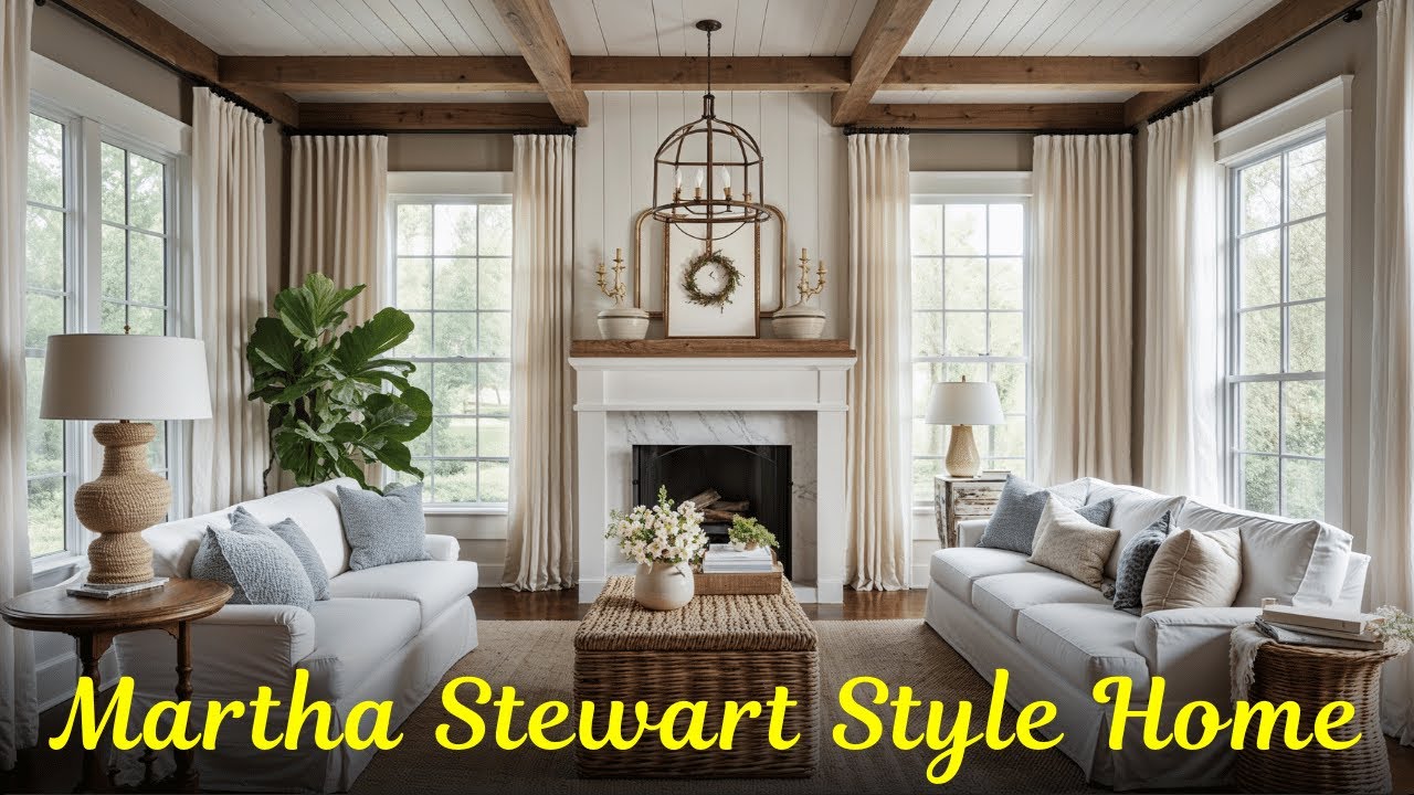 Martha Stewart Home Interior Design | Timeless Classic Style Part 5