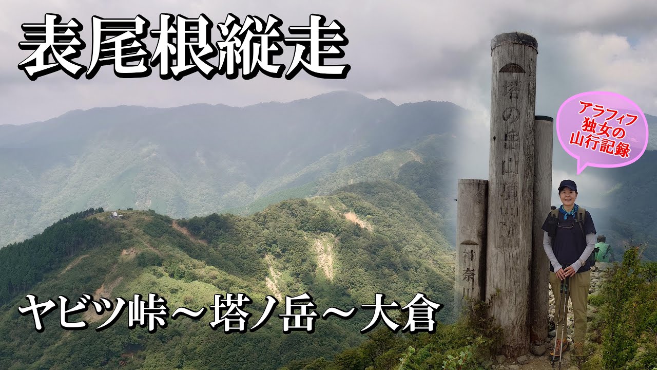 【塔ノ岳単独縦走】丹沢の稜線歩き【行きは公共交通機関で帰りはお迎え付き】