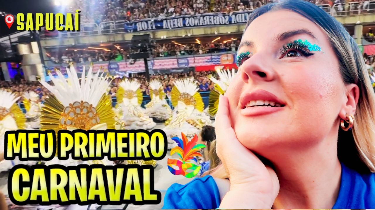 ✈️ GRINGA NO BRASIL - VIVENDO O CARNAVAL DO RJ