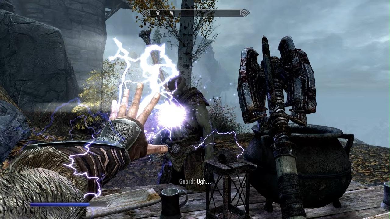 I Eat 4 Cabbages Then Fry A Guard | Skyrim
