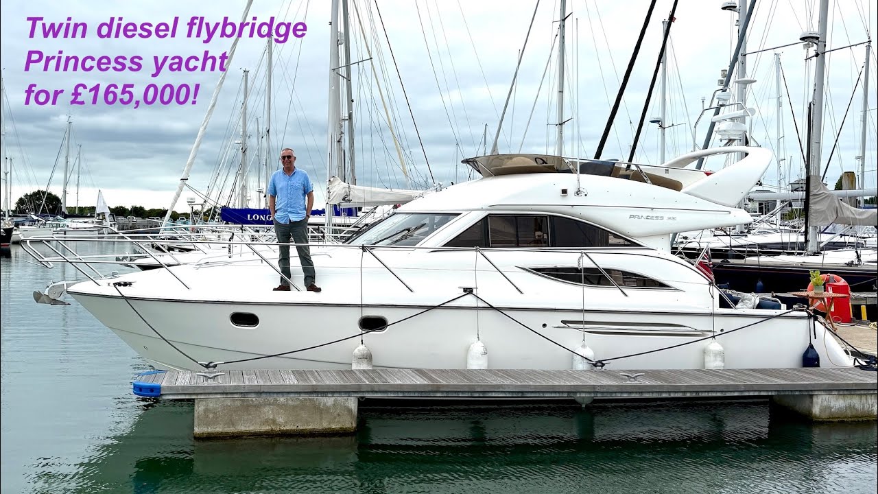 £165,000 Yacht Tour : 2003 Princess 38