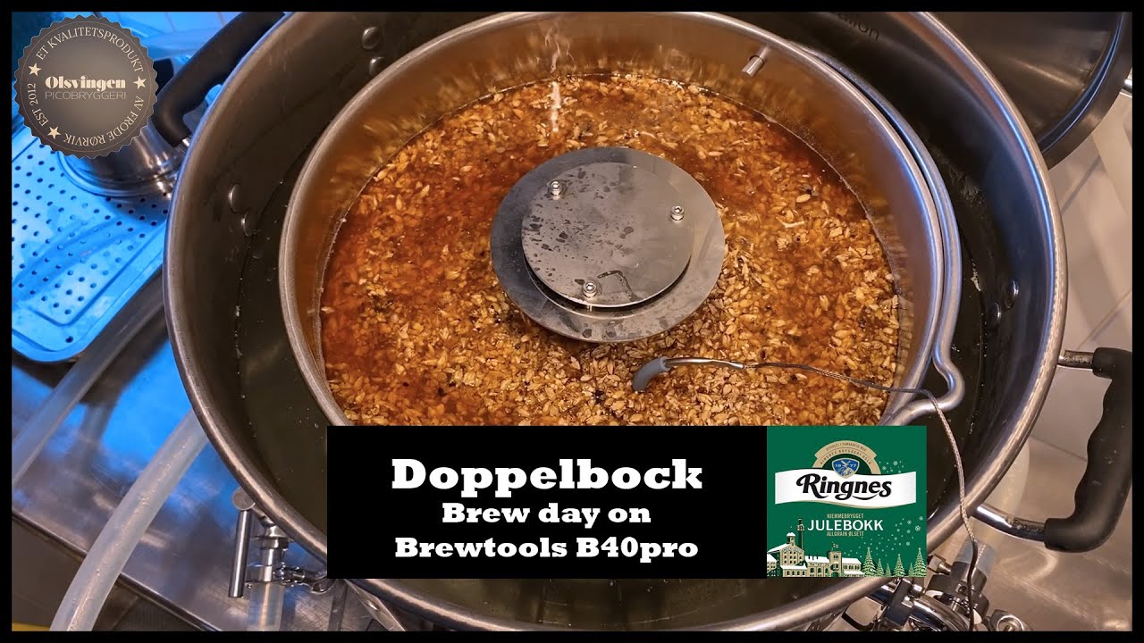 Doppelbock - Brew day on Brewtools B40pro Brewing System