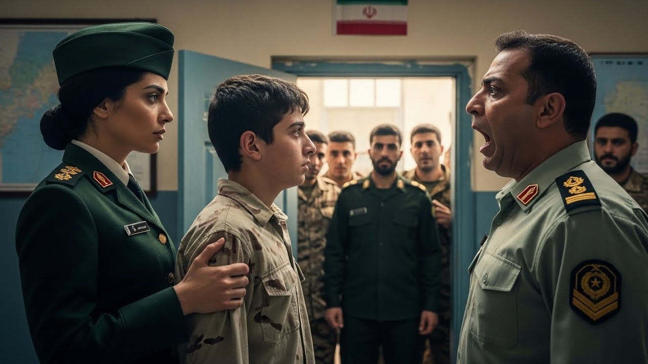 سرباز صفر تحقیر شد تا اینکه خواهرش با درجه سرهنگی وارد پادگان شد!