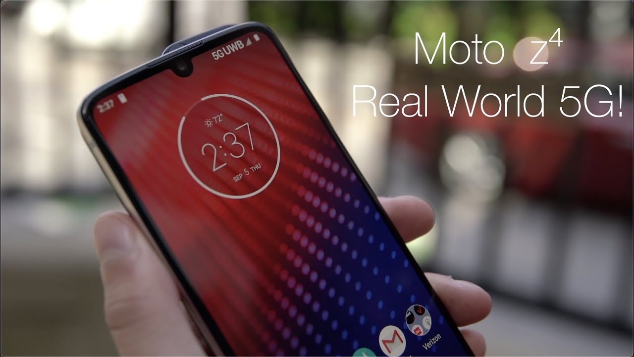The moto z4 and 5G Moto Mod: Real World Testing!