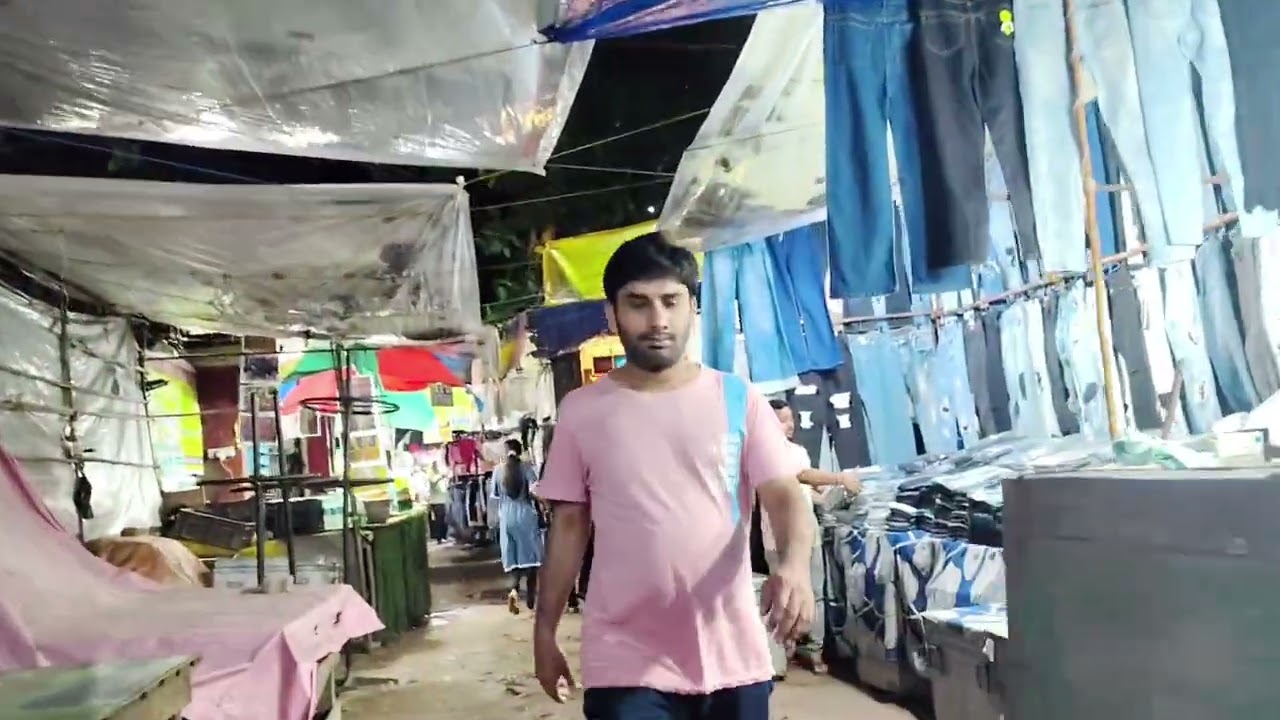 Jawaharlal Nehru Road Night Walking Tour | Kolkata | India 🇮🇳