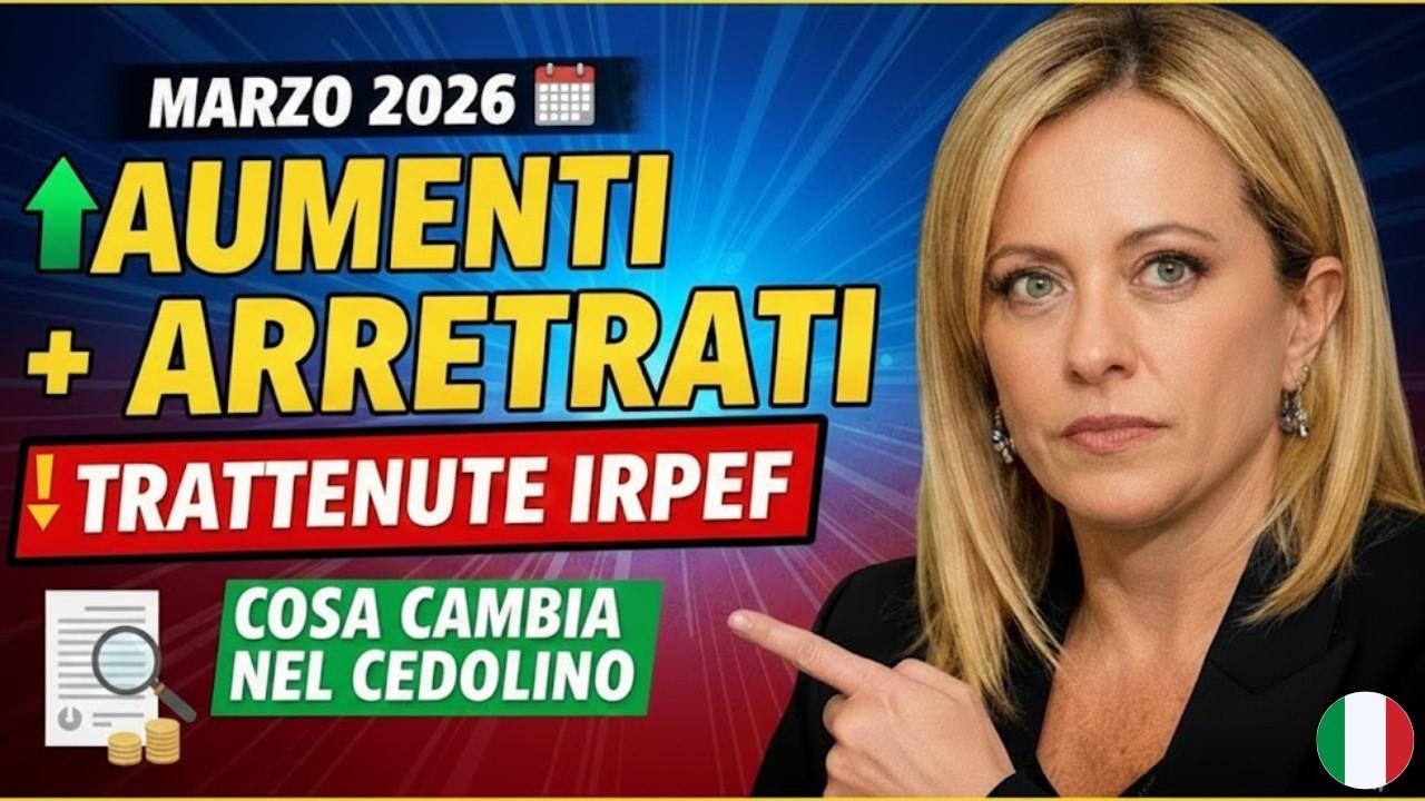 PENSIONI Marzo: AUMENTI, ARRETRATI e TRATTENUTE nel Cedolino – Cosa Cambia