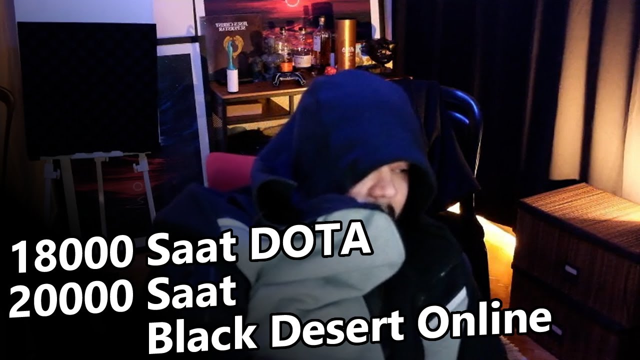 Can Sungur Chatinde 18000 Saat Dota 2 ve 20000 Saat Black Desert Online
