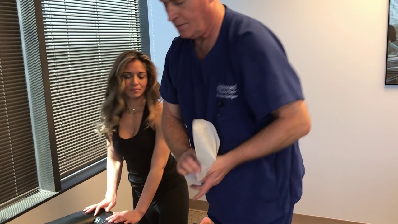 Your Houston Chiropractor Dr Gregory Johnson Gonstead Knee Chest Compilation  Video