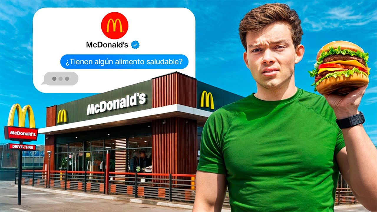 ¡Intenté Comer SOLO comida rápida saludable por 24 Horas! 😅
