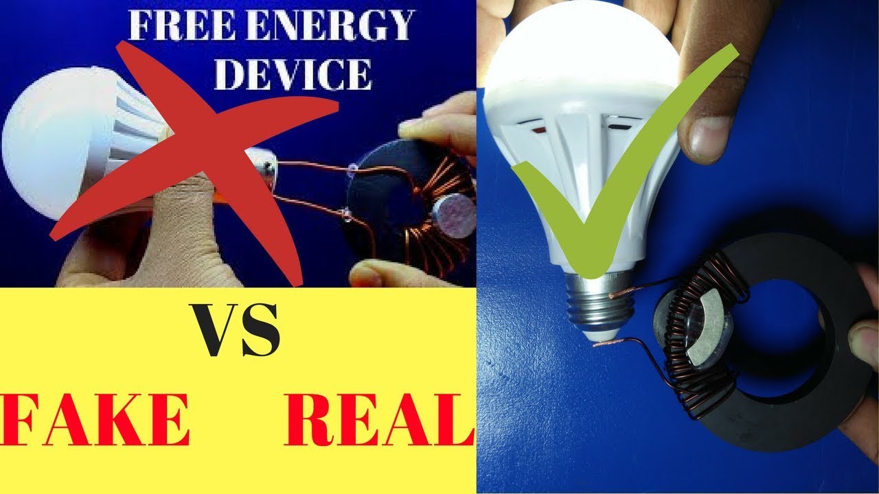 Free Energy Generator Light Bulb Using Magnet.Copper Fake vs Real 2018 New Project