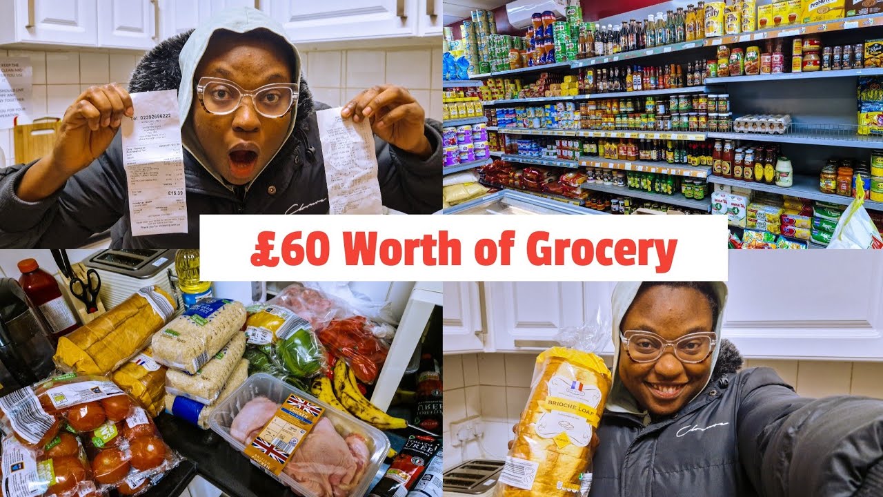 &pound;61(#53,000) Worth of Grocery in the Uk| Grocery Haul from Aldi & African shop| I did a Tomato heist