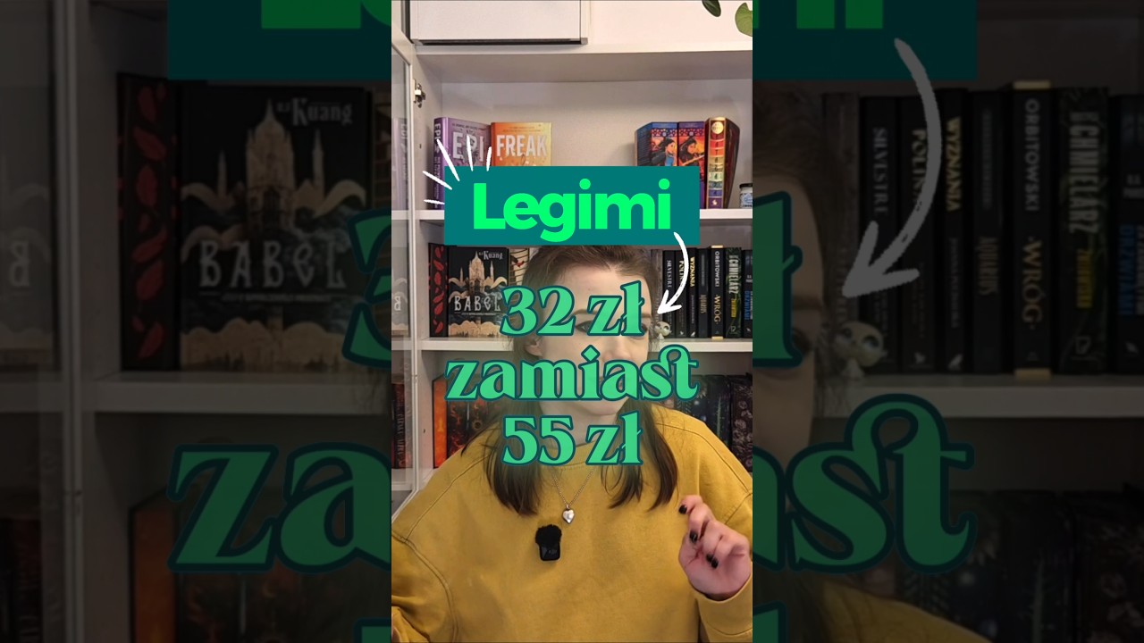 Spos&oacute;b na tańszy abonament Legimi - audiobooki i ebooki 😍 #booktube #bookworm