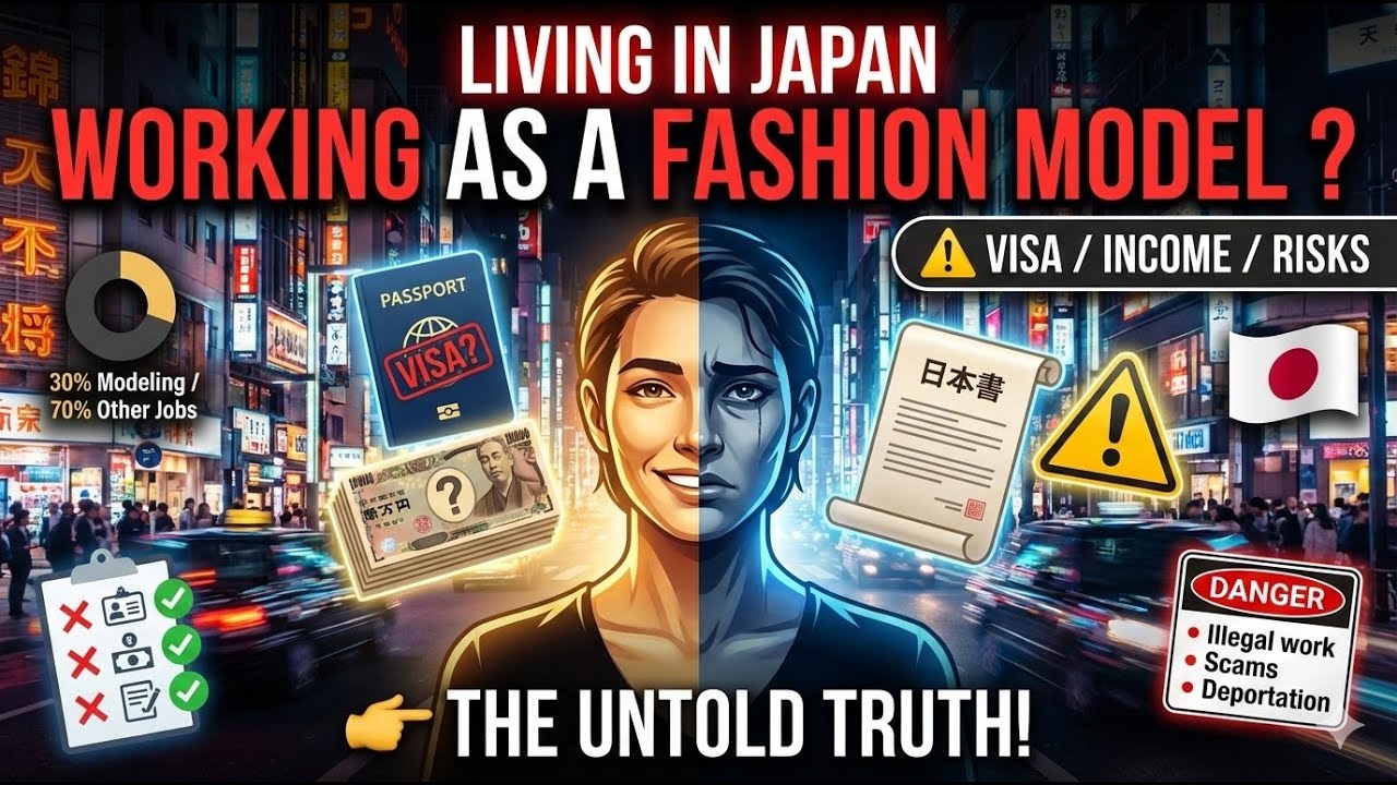 Can Foreigners REALLY Live in Japan as Models?Visas, Income, Risks & Reality Explained