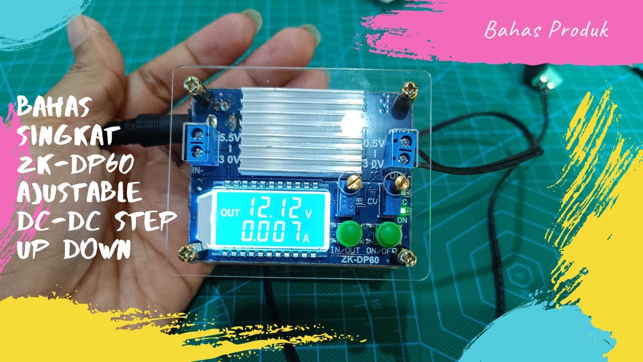 Kekurangan Kelebihan ZK-DP60 Ajustable DC-DC Step Up Down Buck Boost CC CV 60W 6A