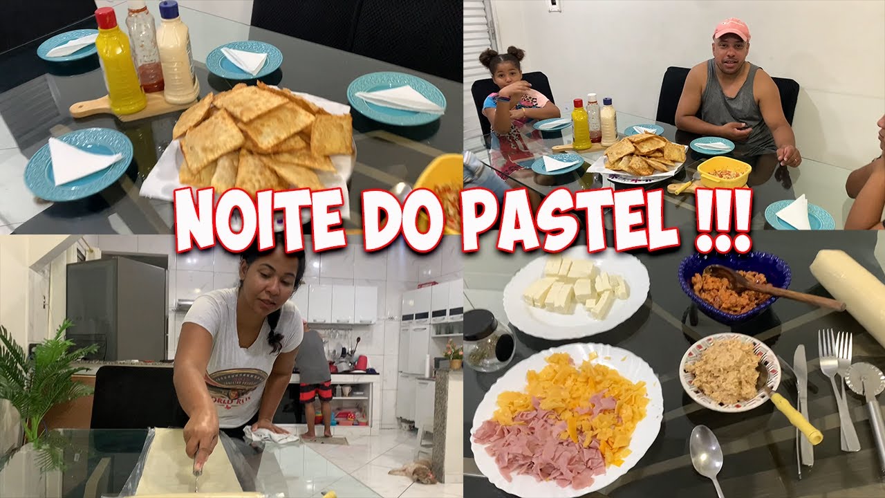 NOITE DO PASTEL EM FAMÍLIA - VLOG DA FAMÍLIA ALMEIDA