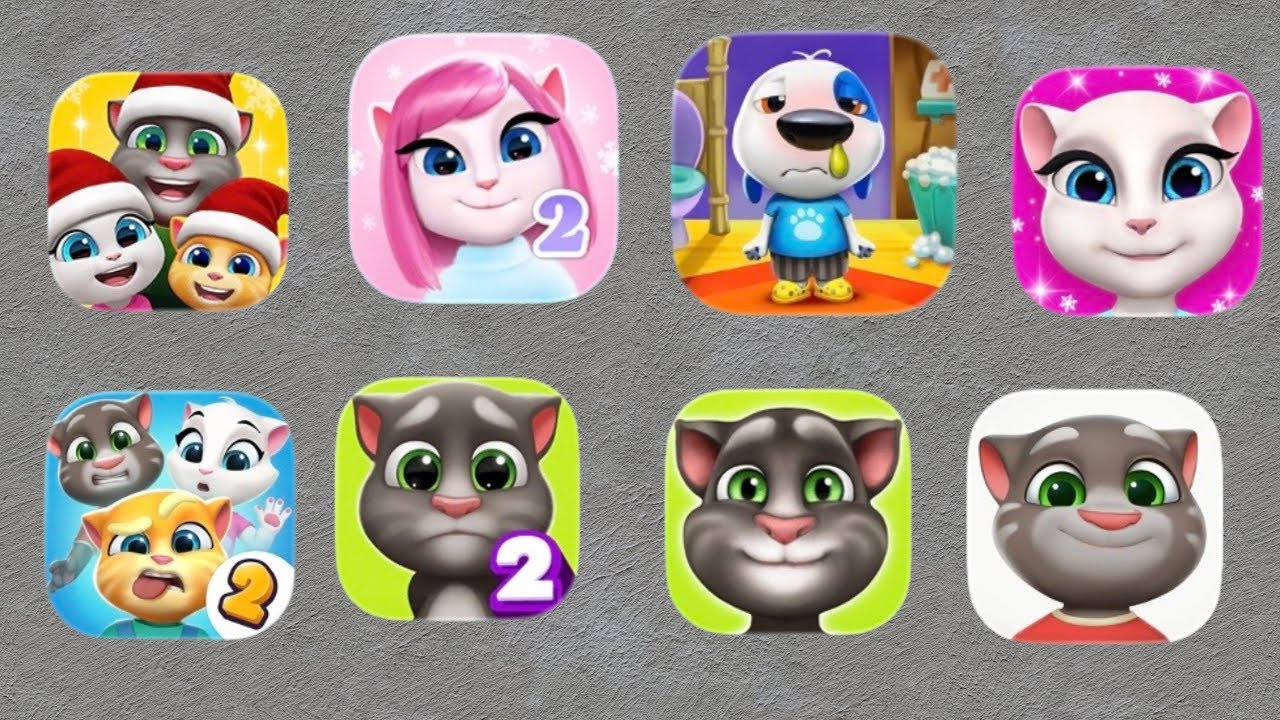 My Talking Tom Friends-My Angela 2-My Hank-Talking Angela-My Talking Tom Friends 2-My Talking Tom 2