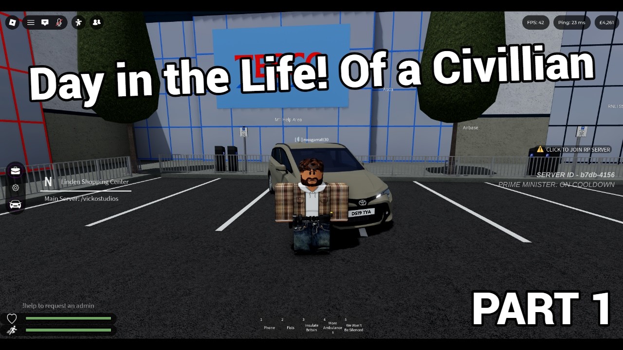 ROBLOX Emergency London: Camden - Unlocked | Day in the Life! Of a Civilian | PART 1